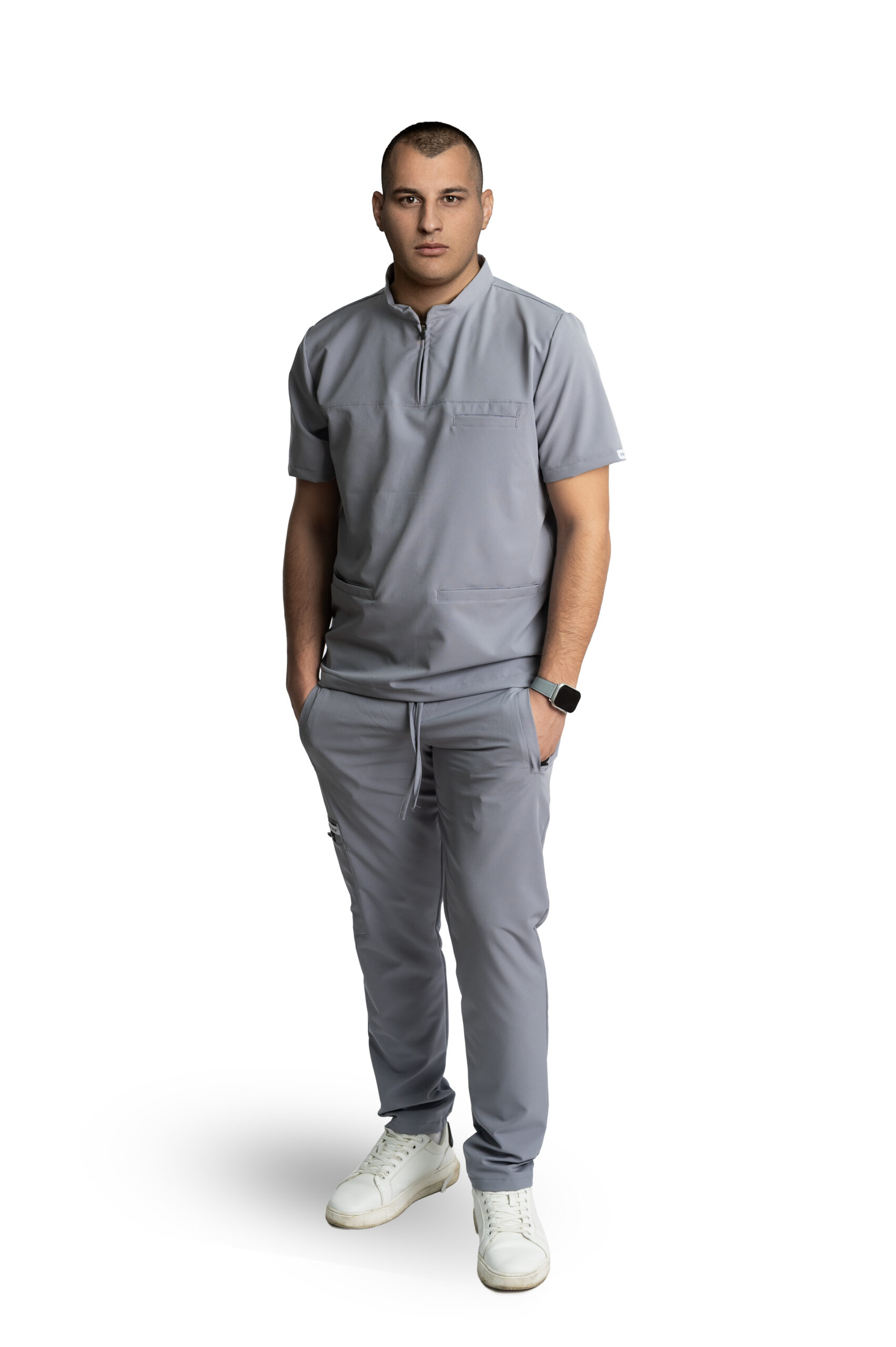 Мъжко Медицинско облекло SUPER FLEX ELEGANT GREY
