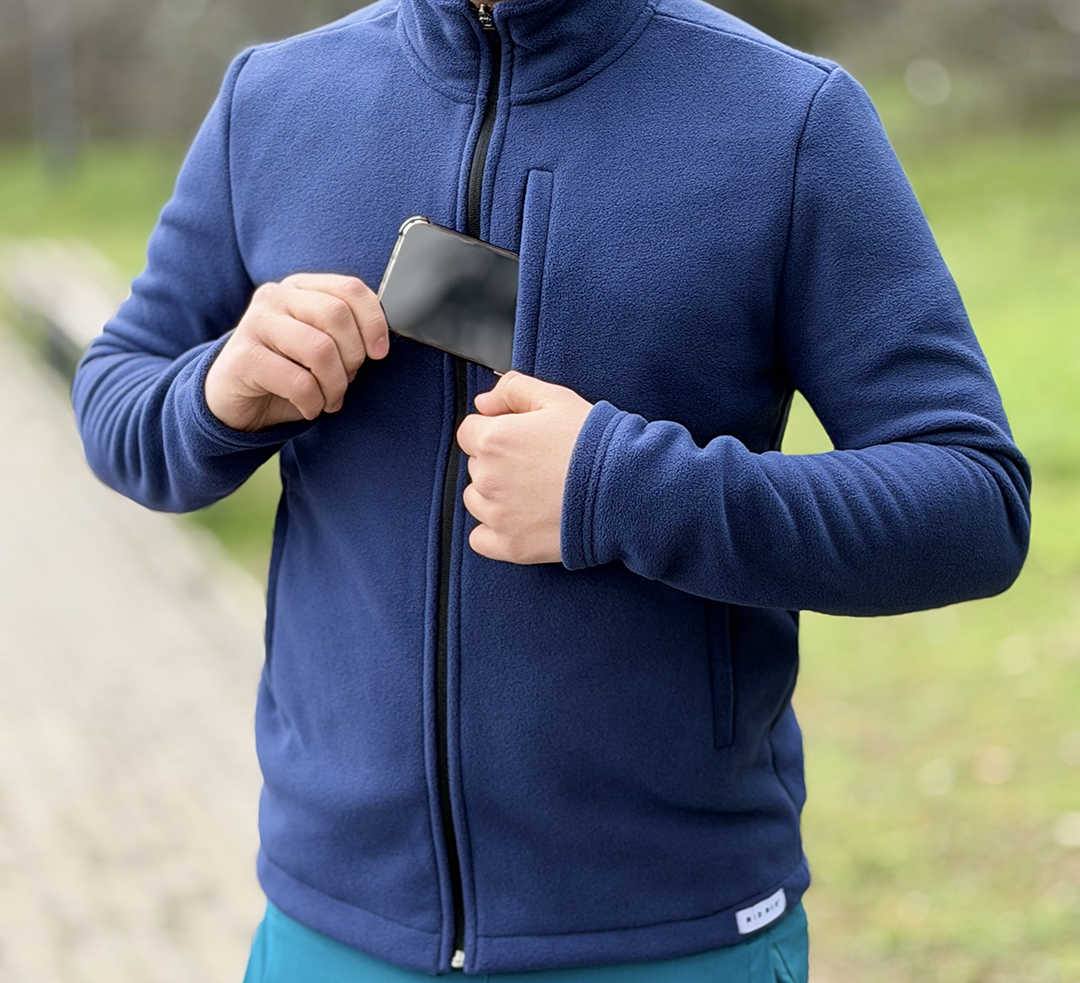 мъжко поларено яке fleece медицинско работно яке MID MED