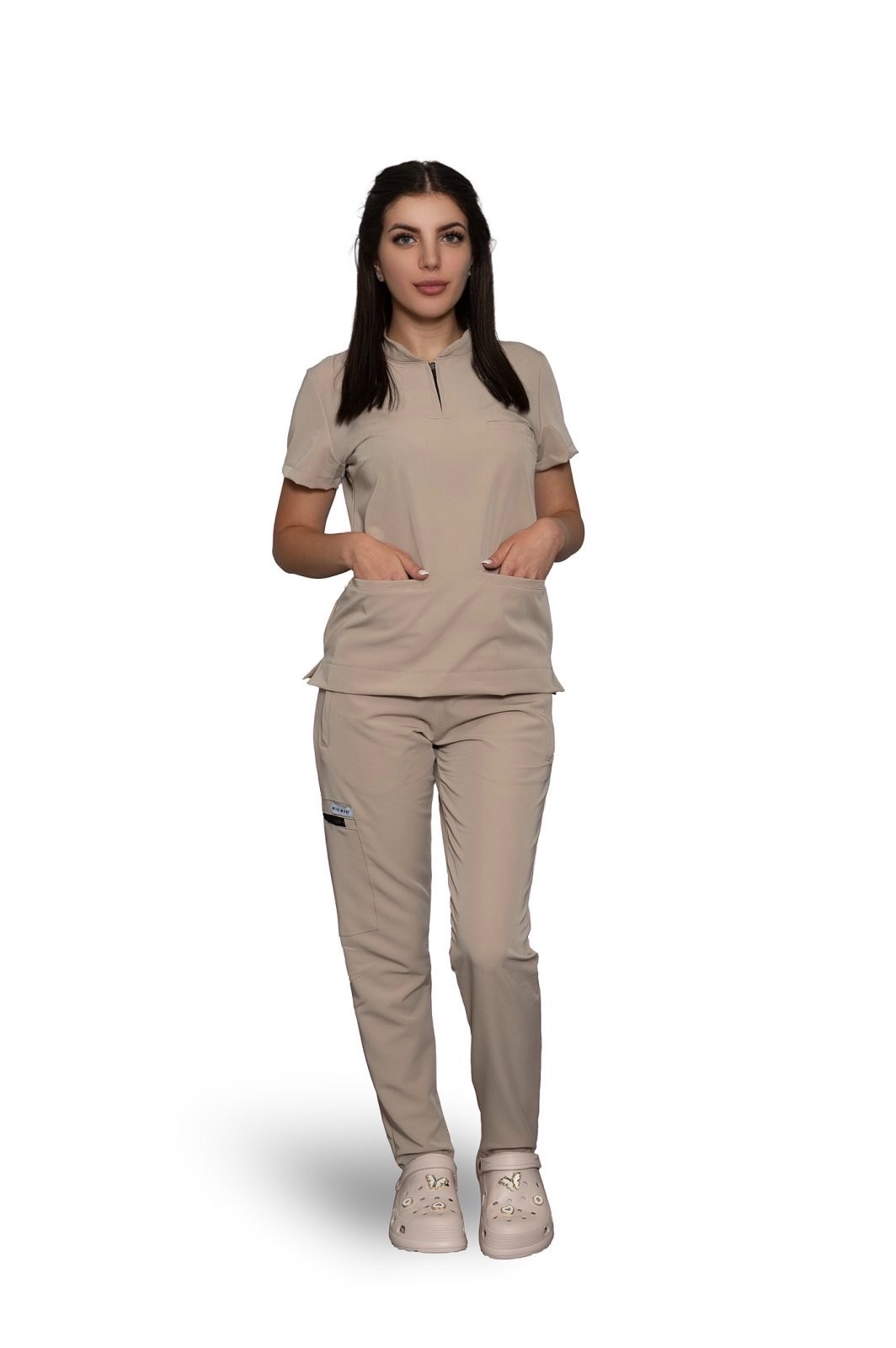 Бежово дамско медицинско облекло | Soft Flex Elegant Beige